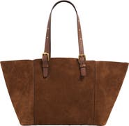 GERARD DAREL Marlow Buckle Trim Tote Shoulder Bag