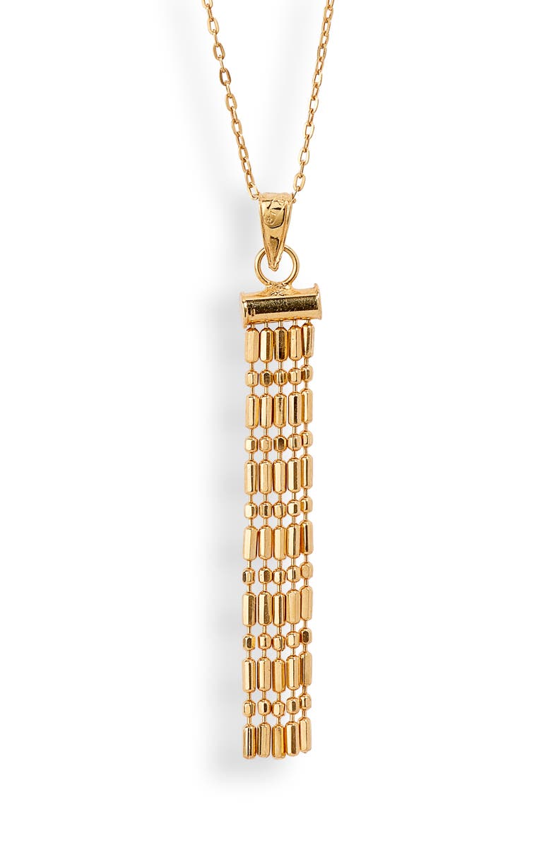Bony Levy 14K Gold Fringe Pendant Necklace, Main, color, 