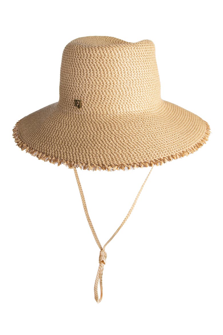 Suncoast II Woven Straw Hat, Main, color, PEANUT