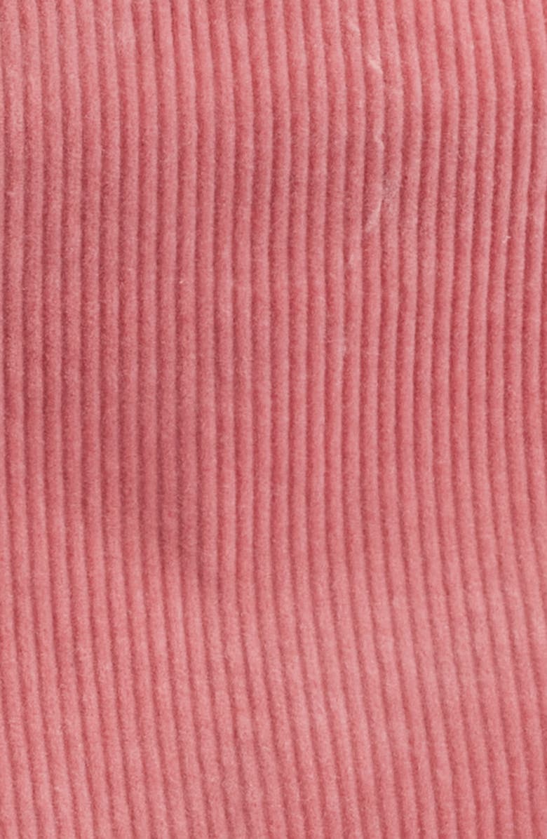 LoveShackFancy Kida Corduroy Miniskirt, Alternate, color, Rose