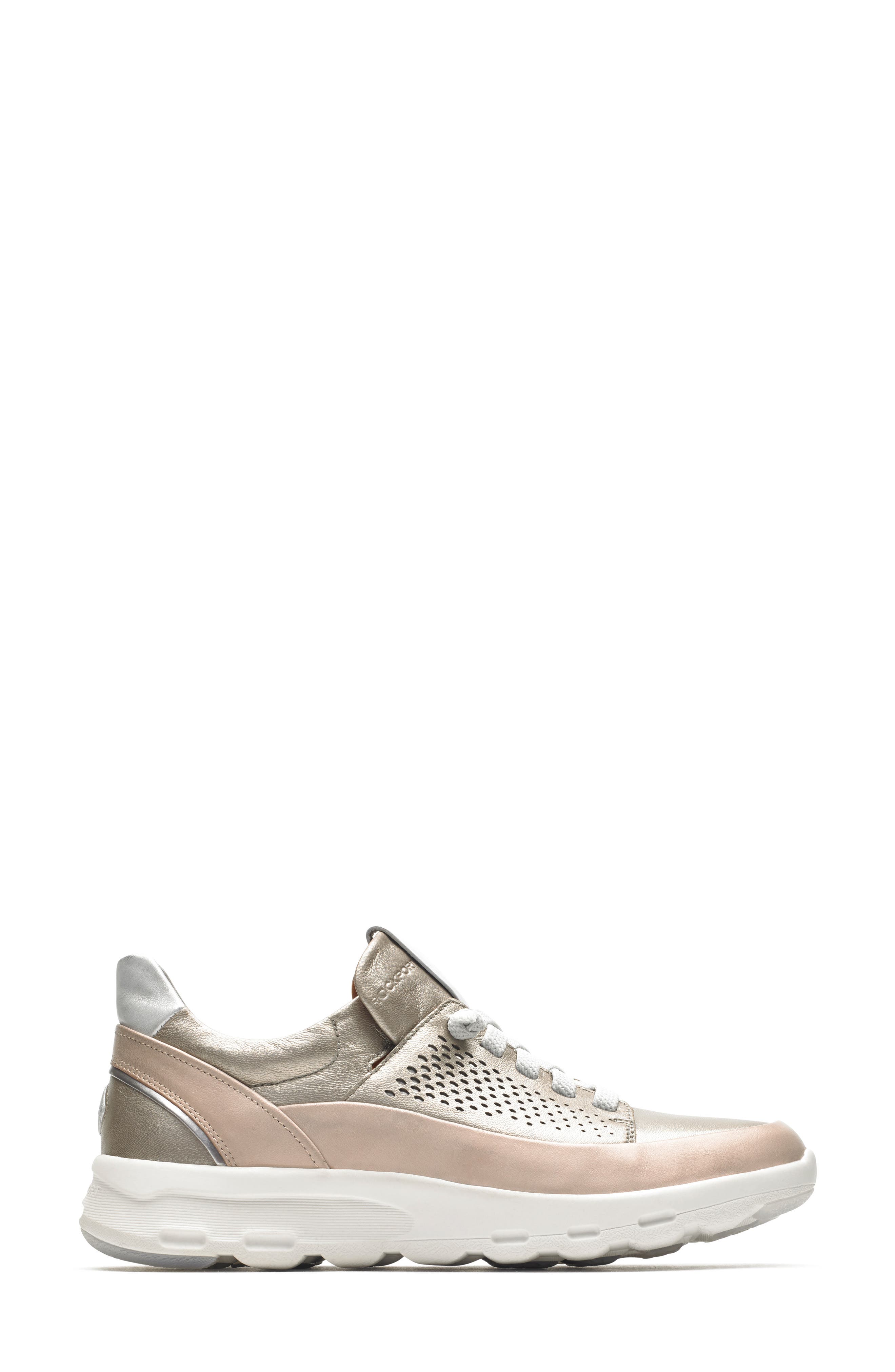 Cobb Hill Let's Walk Sneaker, Alternate, color, DOVE/ ROSE FABRIC