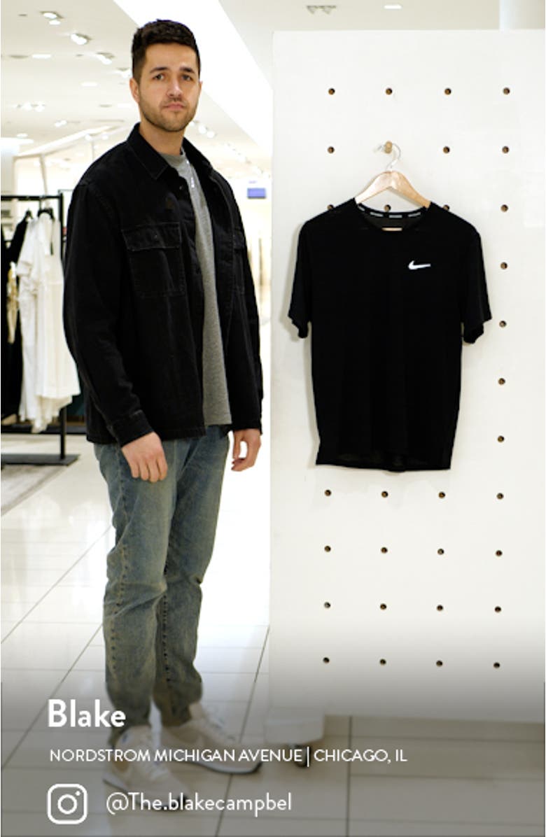 Men's Dri-FIT Miler Reflective Running T-Shirt, sales video thumbnail