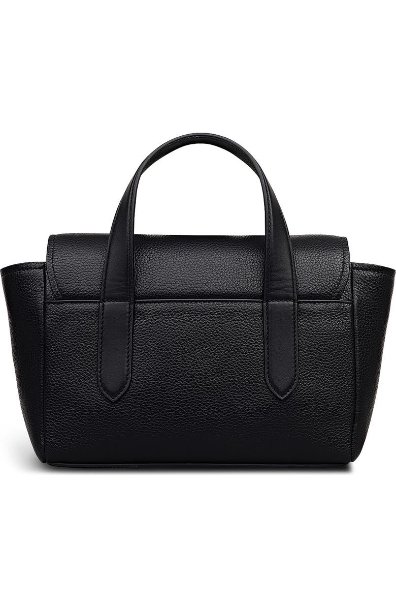 Radley Mayfair Lane Small Flapover Satchel Bag, Alternate, color, Black