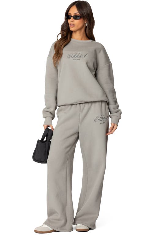 EDIKTED GET EDIKTED WIDE LEG SWEATPANTS