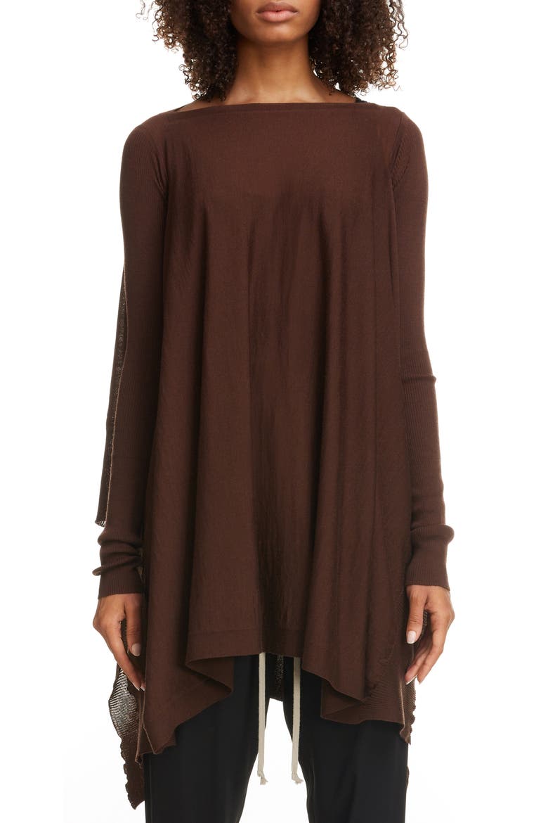 Multi Way Wool Sweater, Main, color, BRONZE