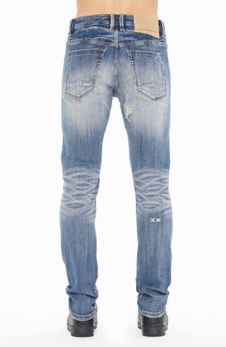 Cult of Individuality Rocker Slim 602 Jeans, Alternate, color, Pebble