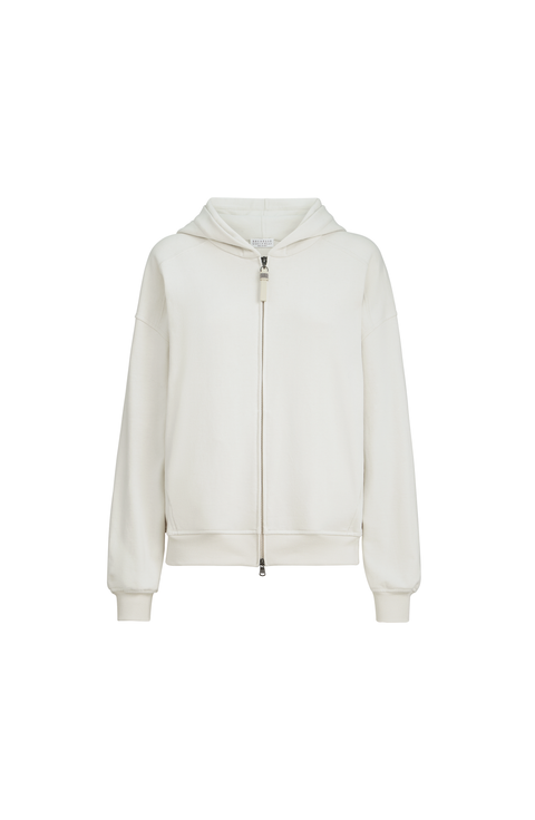 Smooth cotton French terry sweatshirt