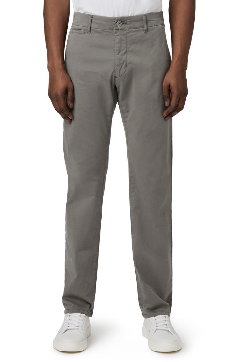 Vincent Straight Leg Sateen Chinos, Main, color, COOL SLATE