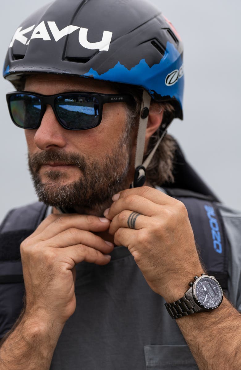 Citizen Promaster Skyhawk Eco-Drive Chronograph Bracelet Watch, 43mm, Alternate, color, Gray