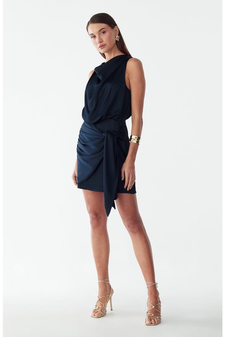 Willow Mini Dress, Alternate, color, Navy Blue