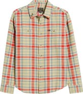 DARK SEAS Cimmeron Plaid Cotton Button-Up Shirt