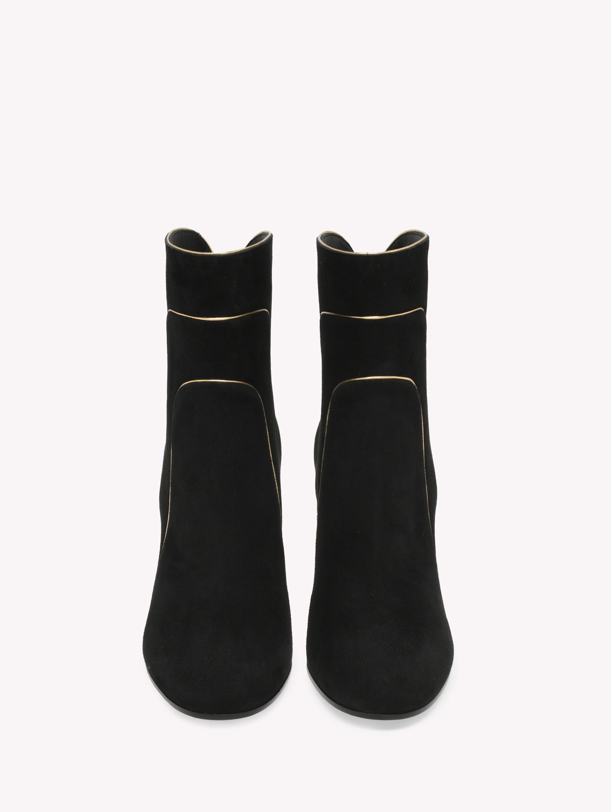 Gianvito Rossi Juliette Booties, Alternate, color, Black Suede