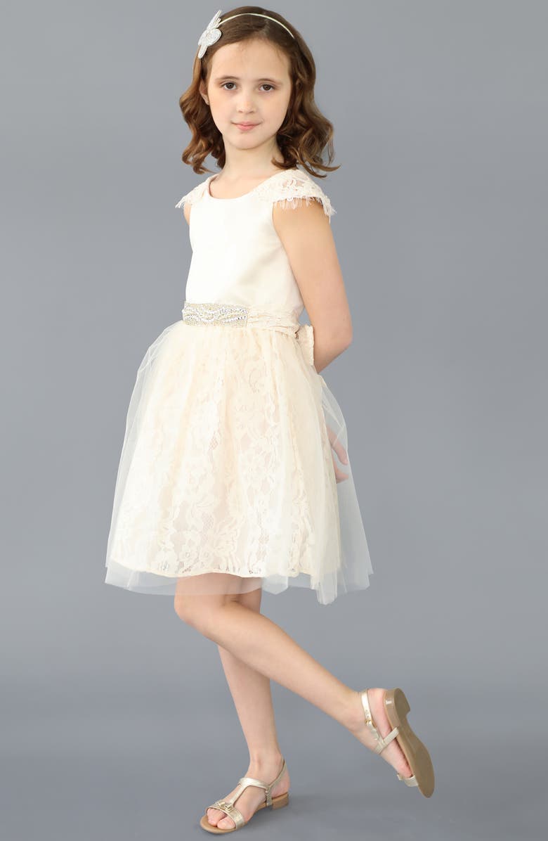 Us Angels The Sarah Floral Lace Dress, Alternate, color, 