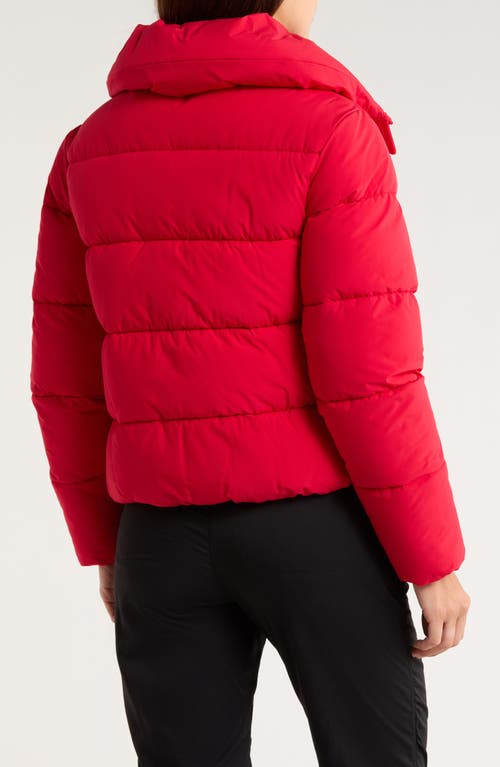 Bcbgeneration Water Resistant Puffer Jacket In Red