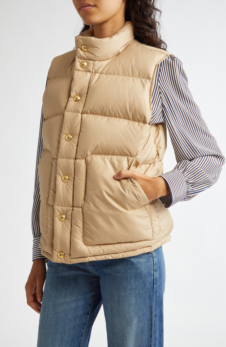 Nili Lotan Elbert Puffer Vest, Main, color, 