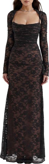 Artemis Long Sleeve Lace Maxi Dress