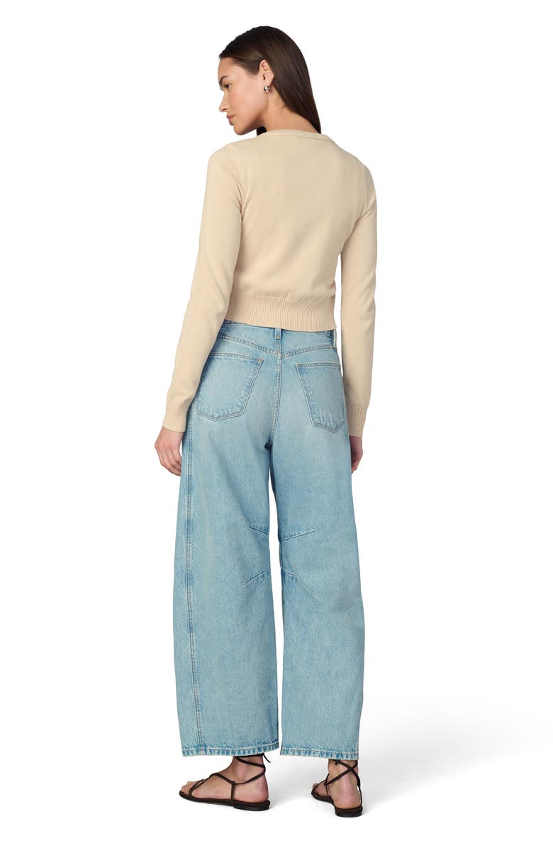 Joe's Jeans The Dani Crop Cotton Blend Cardigan, Alternate, color, Sand