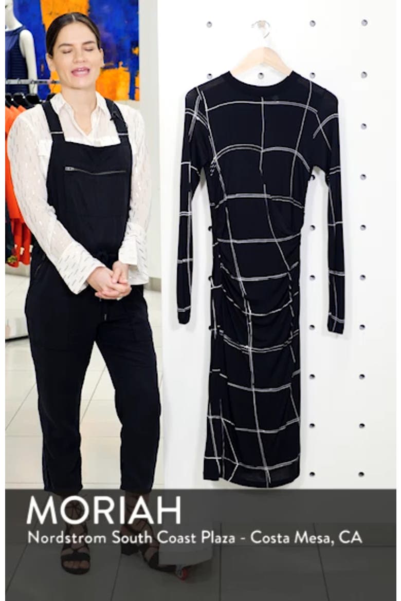 Esetta Windowpane Sheath Dress video
