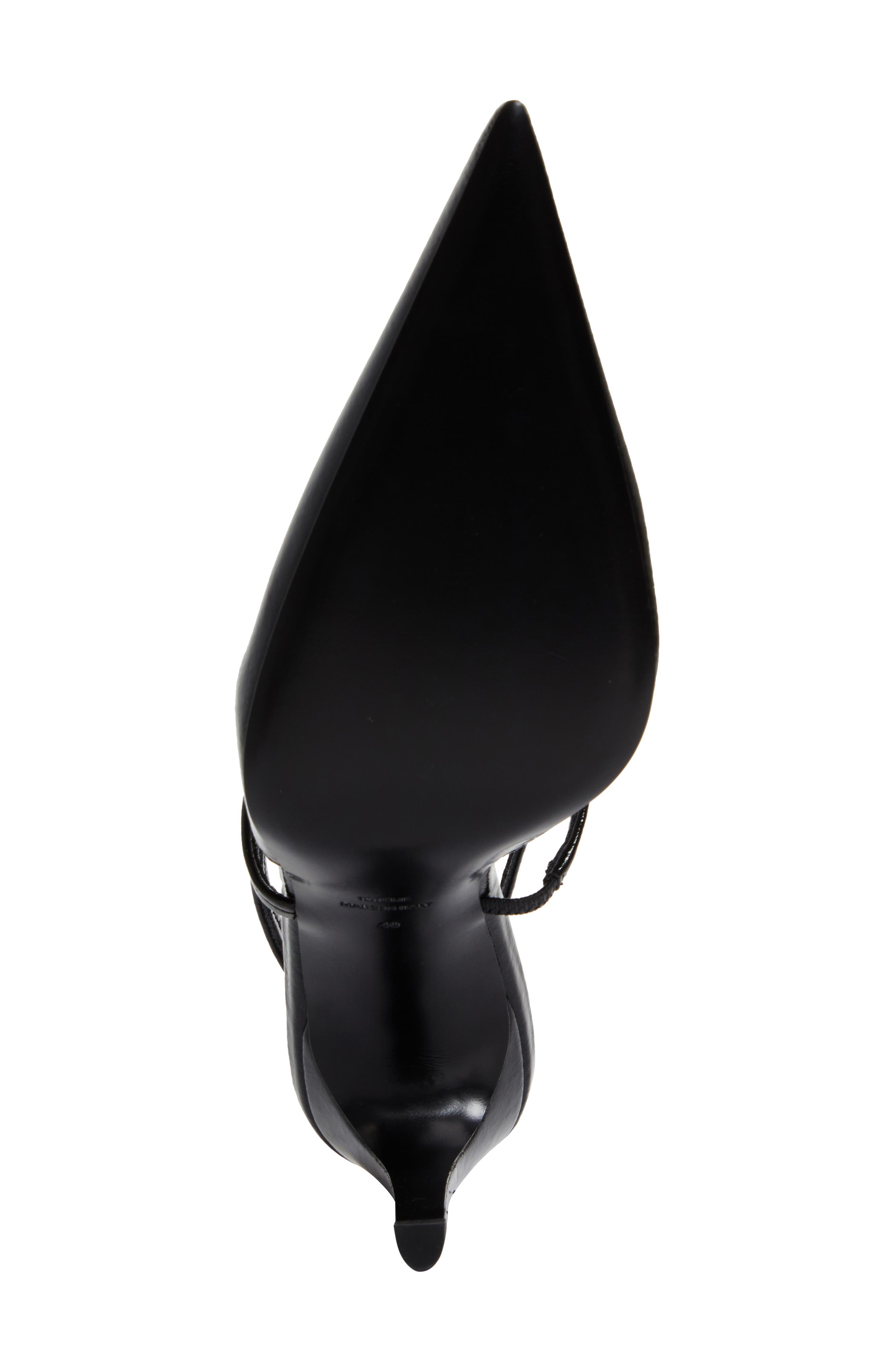 TOTEME Sharp Pointed Toe Slingback Pump, Alternate, color, Black