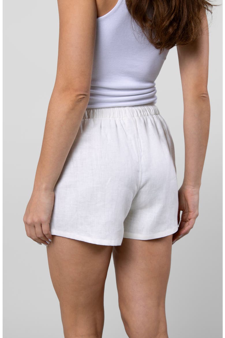 Linen Resort Short, Alternate, color, White