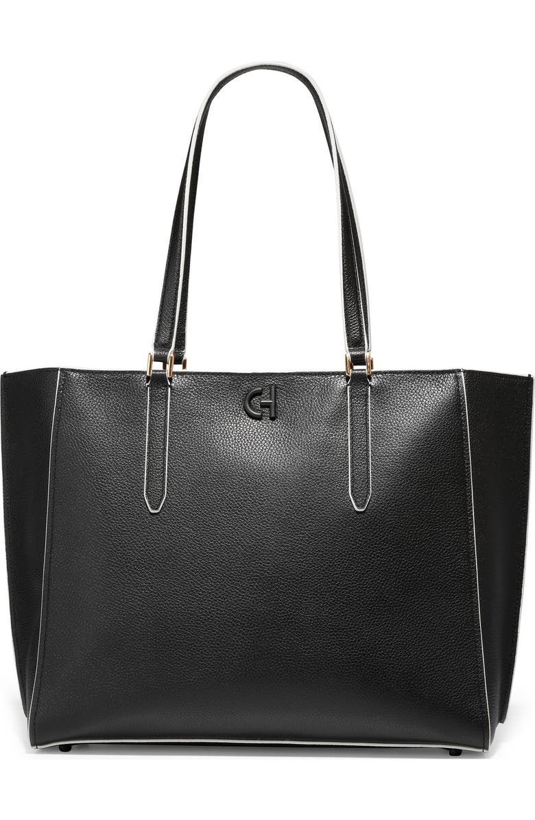 Cole Haan Go-To Leather Tote, Main, color,