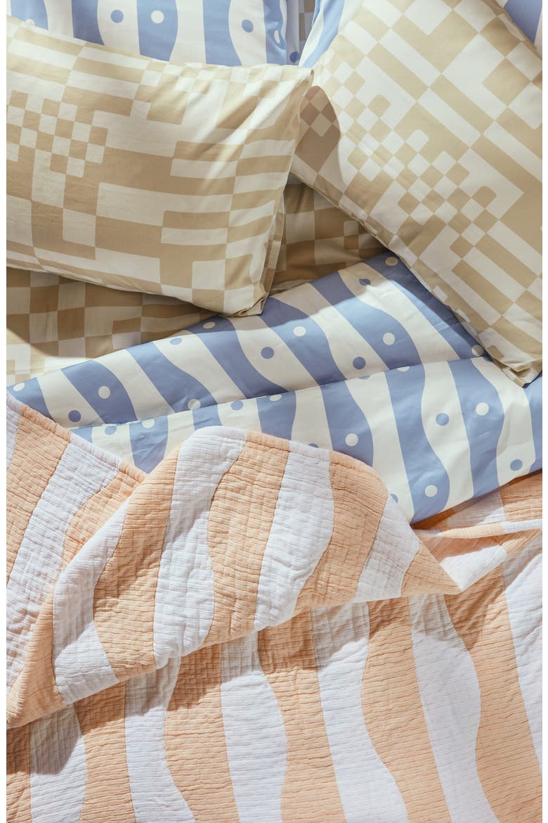 Check Duvet Cover & Sham Set, Alternate, color, BEIGE