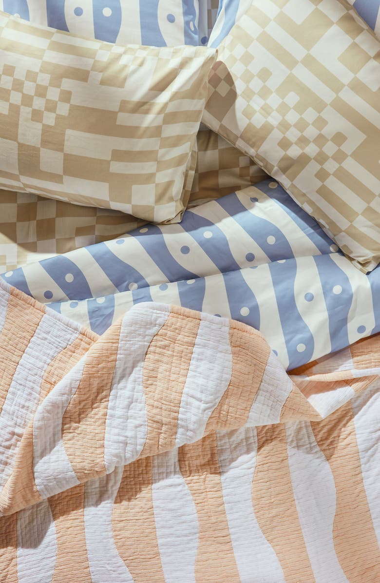 Dusen Dusen Check Duvet Cover & Sham Set, Alternate, color, 