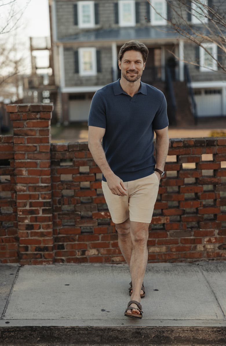 The Normal Brand Texstretch Summer Drawstring Stretch Cotton Shorts, Alternate, color, Sand Dune