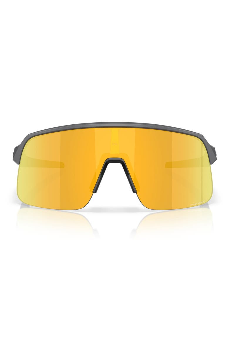 134mm Prizm™ Rectangular Sunglasses, Main, color, MATTE CARBON