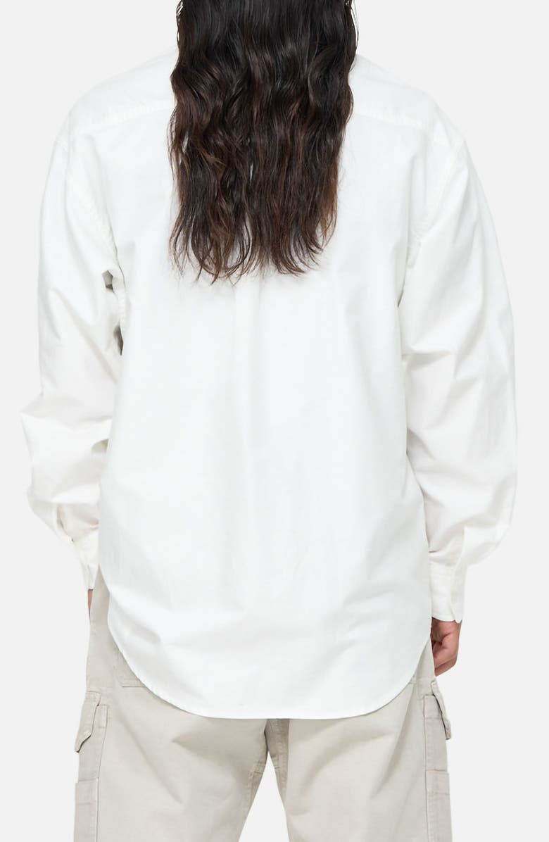 Gramicci Woven Oxford Button-Down Shirt, Alternate, color, White