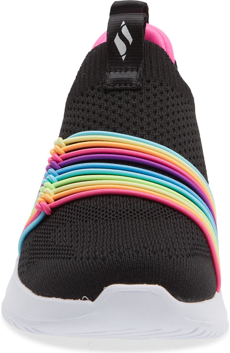 SKECHERS Kids' Ultra Flex 3.0 Slip-On Sneaker, Alternate, color, Black Multi