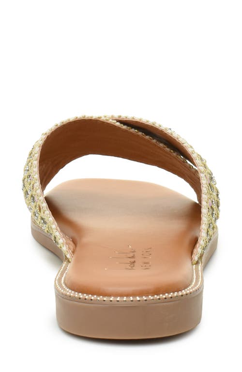 NICOLE MILLER NICOLE MILLER CRISS CROSS SLIDE SANDAL