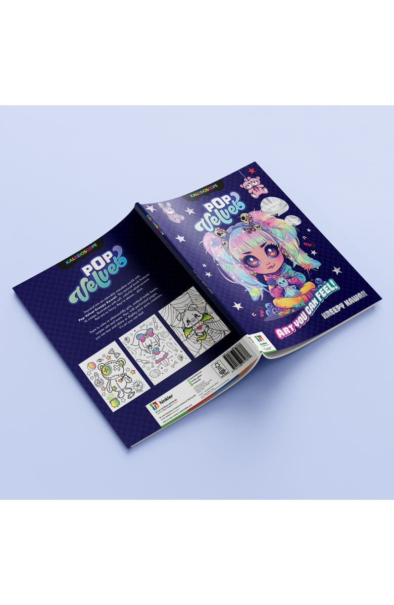 KALEIDOSCOPE Pop Velvet, Kreepy Kawaii, Creative Coloring, 32 Pages, Alternate, color, Multicolored