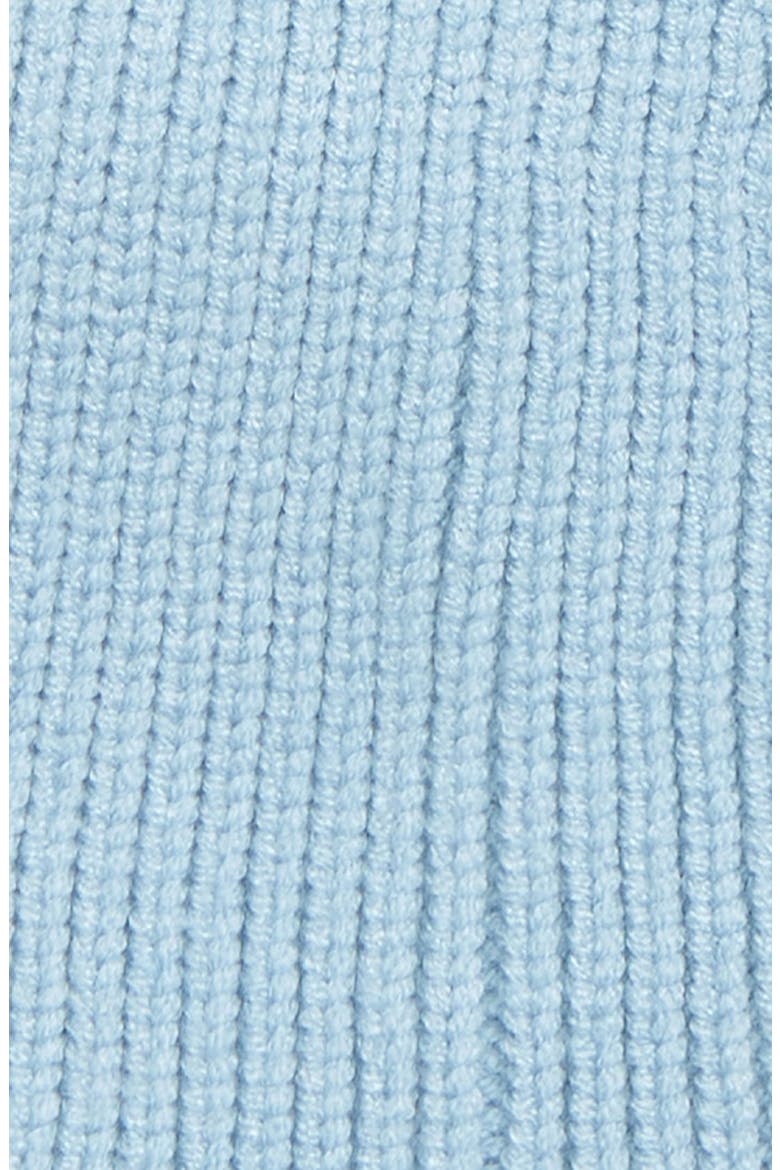 Embroidered Smiley Beanie, Alternate, color, BABY BLUE