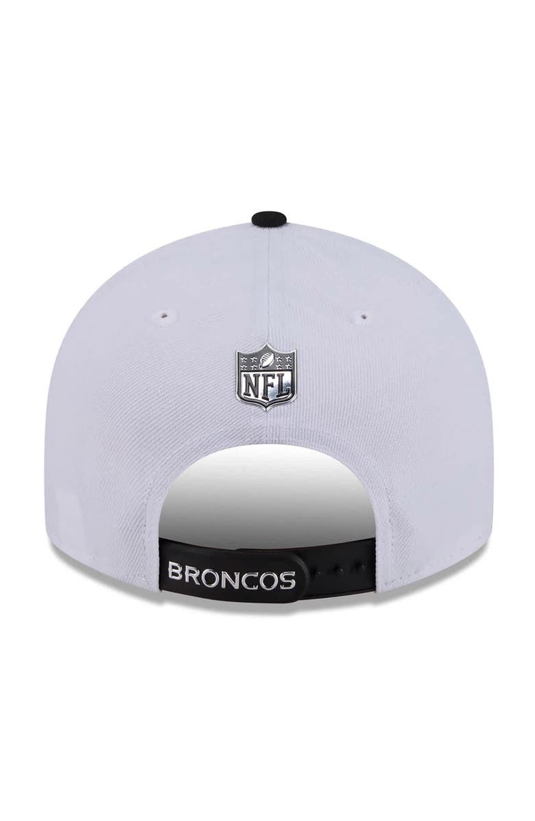 New Era Men's New Era  White/Black Denver Broncos 2026 NFL Draft Pre-Curved 9FIFTY Snapback Hat, Alternate, color, White
