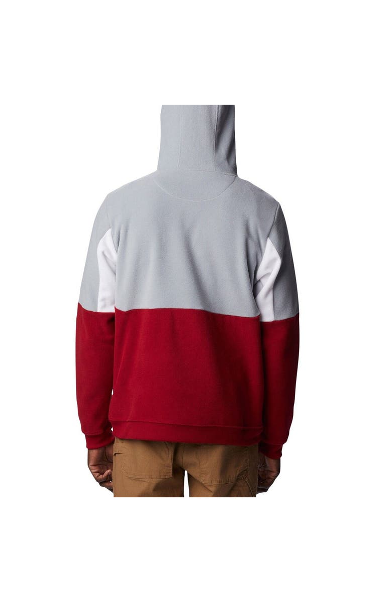 Columbia Men's Columbia Crimson Washington State Cougars Lodge Quarter-Zip Hoodie, Alternate, color, 