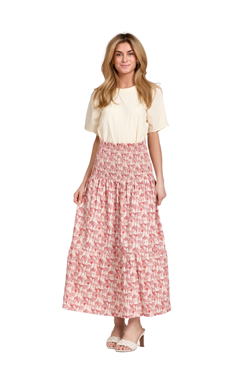 Taylor Tillman Leah Skirt In Red