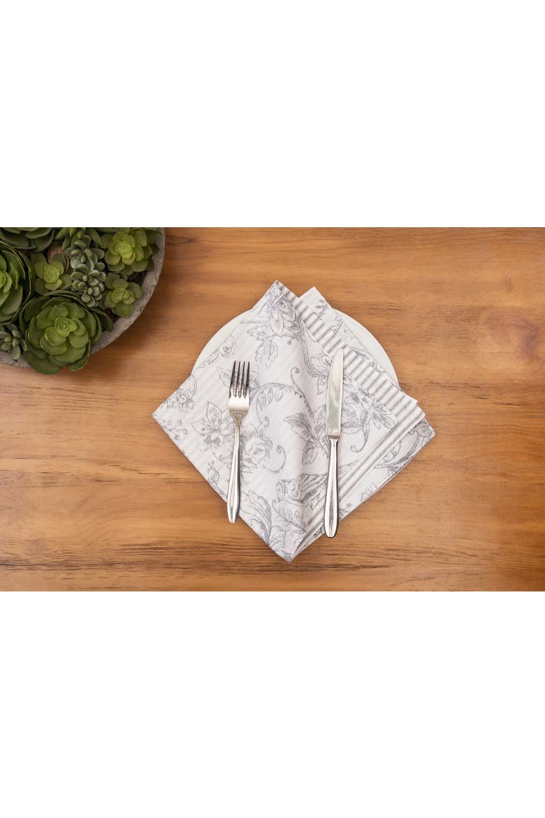 Callahan Songbirds Napkin, Set of 6, Alternate, color, Purple