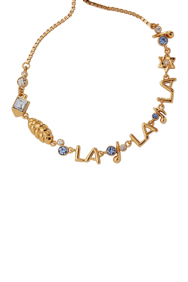 Challah-la-la-la Bolo Bracelet, Alternate, color, Gold