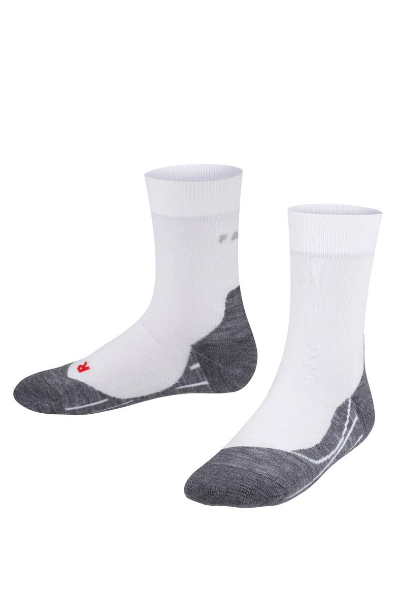 RU4 Endurance Running Socks, Main, color, White-Mix