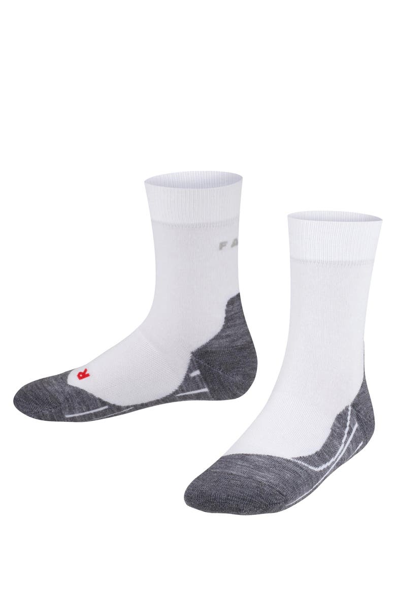 Falke RU4 Endurance Running Socks, Main, color, White-Mix