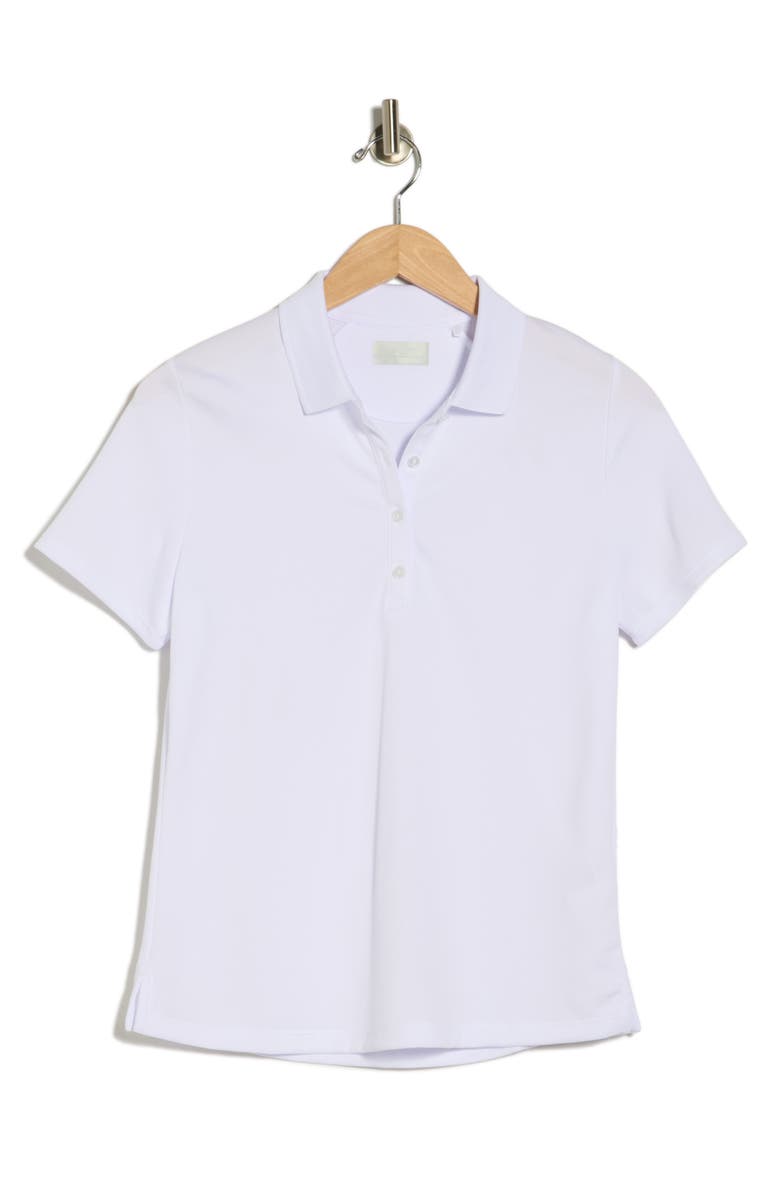 Callaway Essential Solid Knit Golf Polo, Alternate, color, Brilliant White