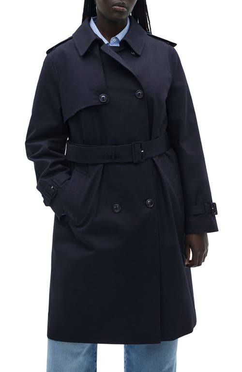 MANGO MANGO COTTON GABARDINE TRENCH COAT