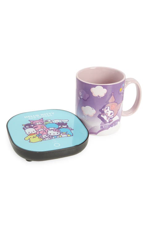 x Sanrio Hello Kitty® & Friends Kuromi® 12-Ounce Mug & Warmer Set