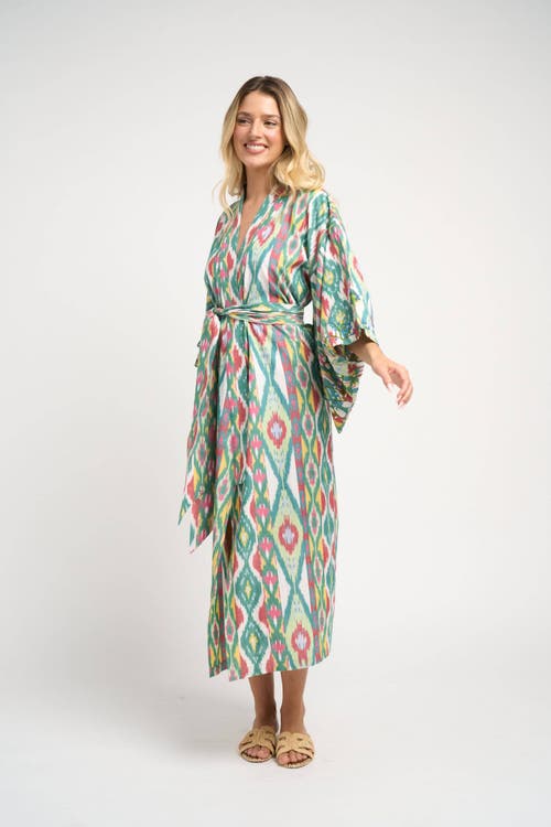 Guadalupe Design Anisa Ikat Kimono In Multi