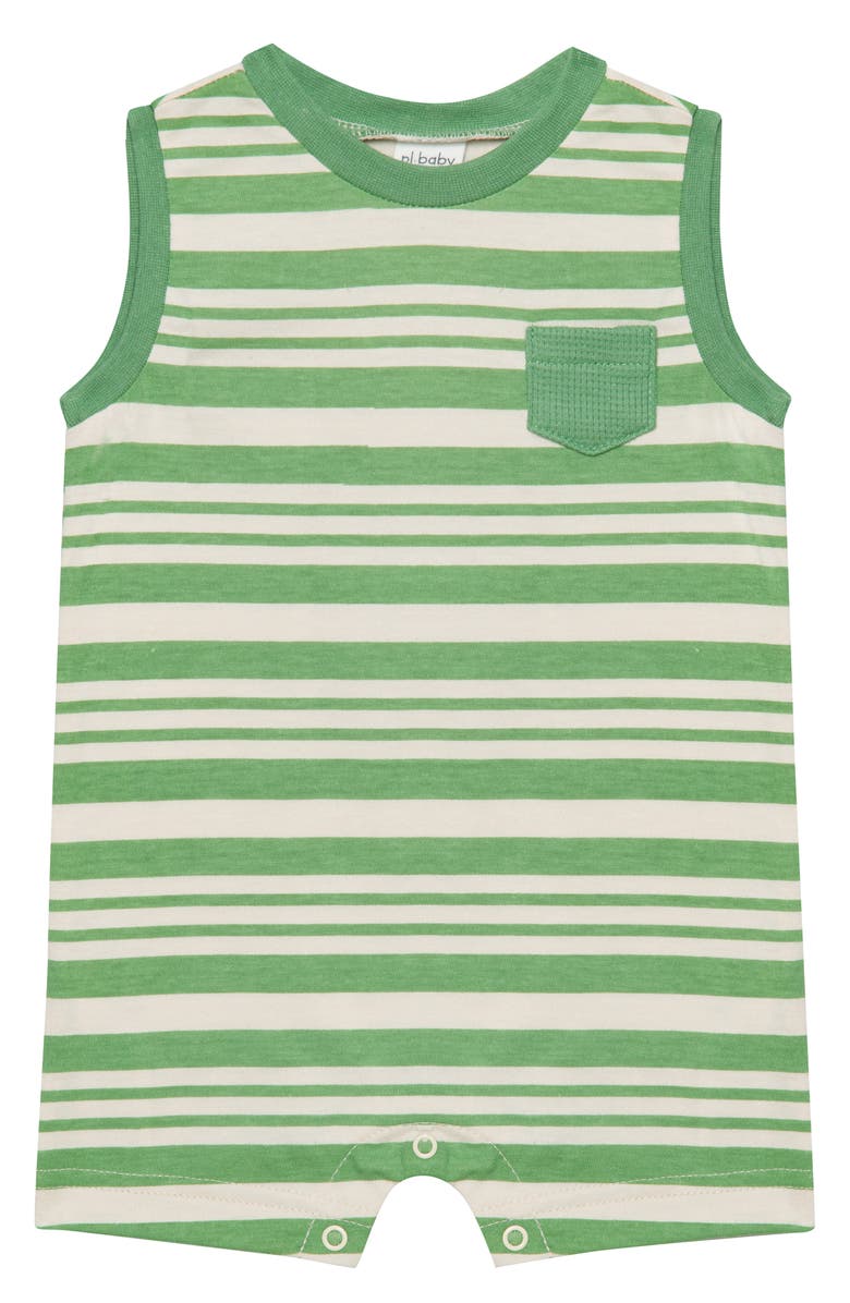 PL Baby by Petit Lem 3-Piece Romper & Hat Set, Alternate, color, 