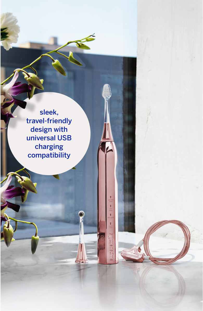 Supersmile Zina45 Sonic Pulse Toothbrush, Alternate, color, Chrome Rose