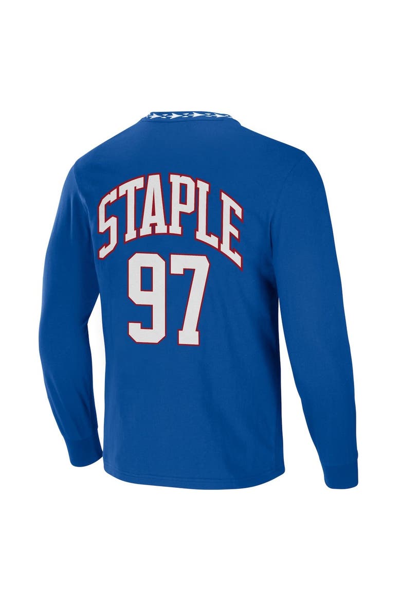 Men's NFL x Staple Blue New York Giants Core Team Long Sleeve T-Shirt, Alternate, color, Blue
