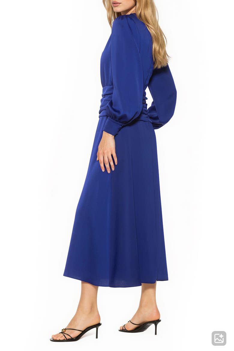 Maeve Long Sleeve Midi Dress, Alternate, color, COBALT