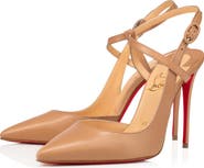 Christian Louboutin Jenlove Ankle Strap Pointed Toe Pump